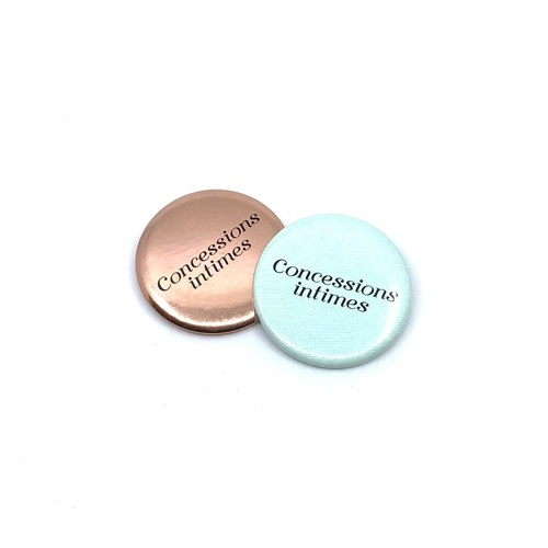 Badge "Concessions intimes"