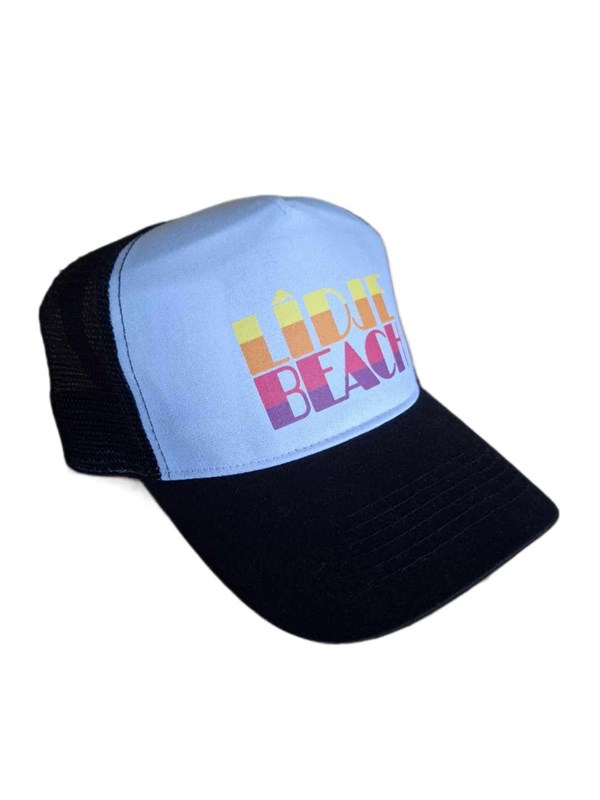 CASQUETTE Trucker BLACK&WHITE "Lîdje Beach"