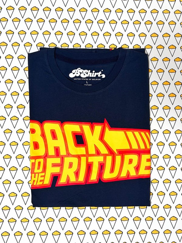 T-shirt "Back to the friture" marine