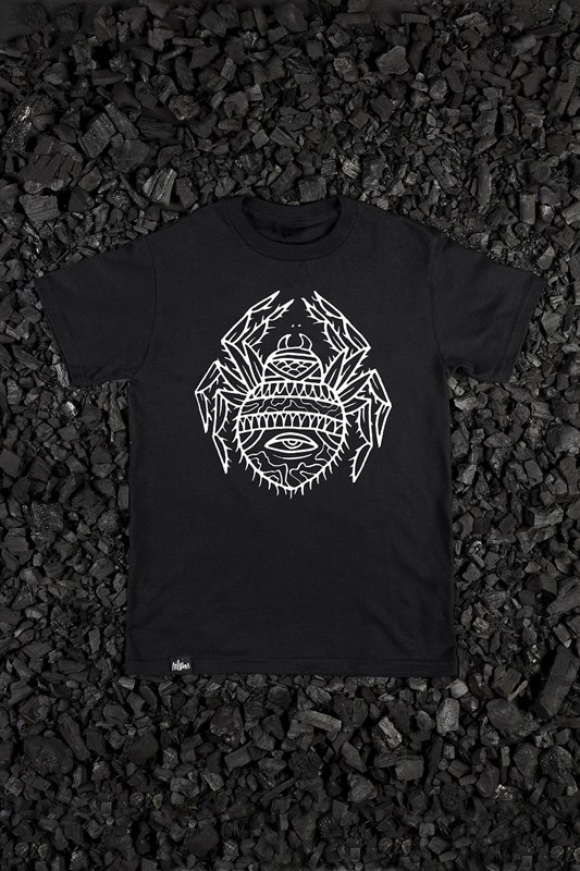 Tshirt "Spider" noir