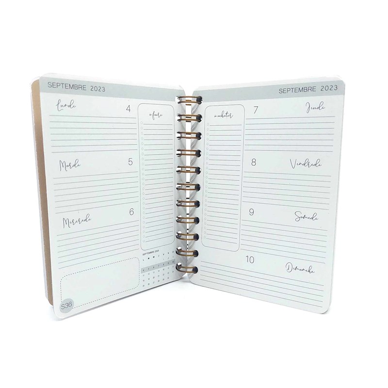 AGENDA 2025/26– PETIT FORMAT (A6) TERRACOTTA