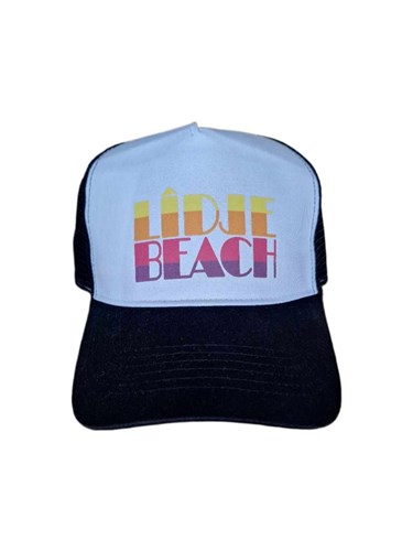 CASQUETTE Trucker BLACK&WHITE "Lîdje Beach"