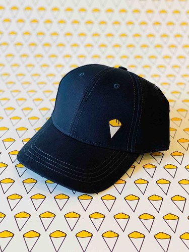 Casquette baseball Cornet de frites marine