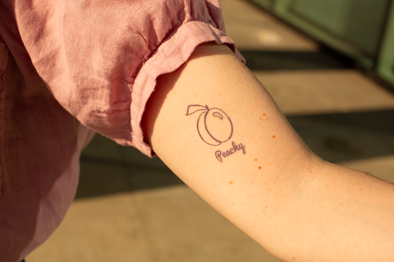 Tattoo "Peachy"