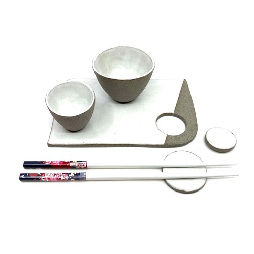 Set à sushis blanc
