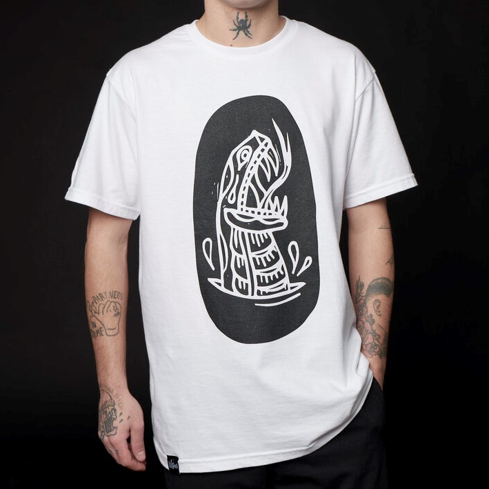 Tshirt "Snake" blanc