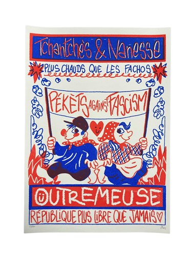 Sérigraphie A3 "Tchantchès & Nanesse"