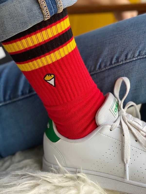 Chaussettes sport frites BELGICA