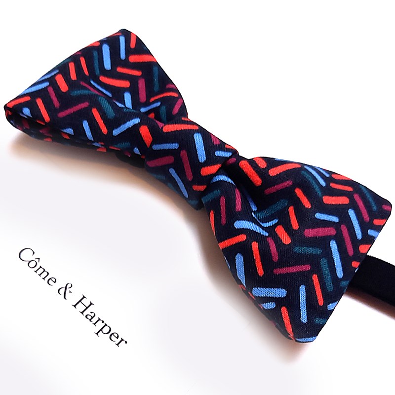 Noeud modèle Basile motif neo fluo