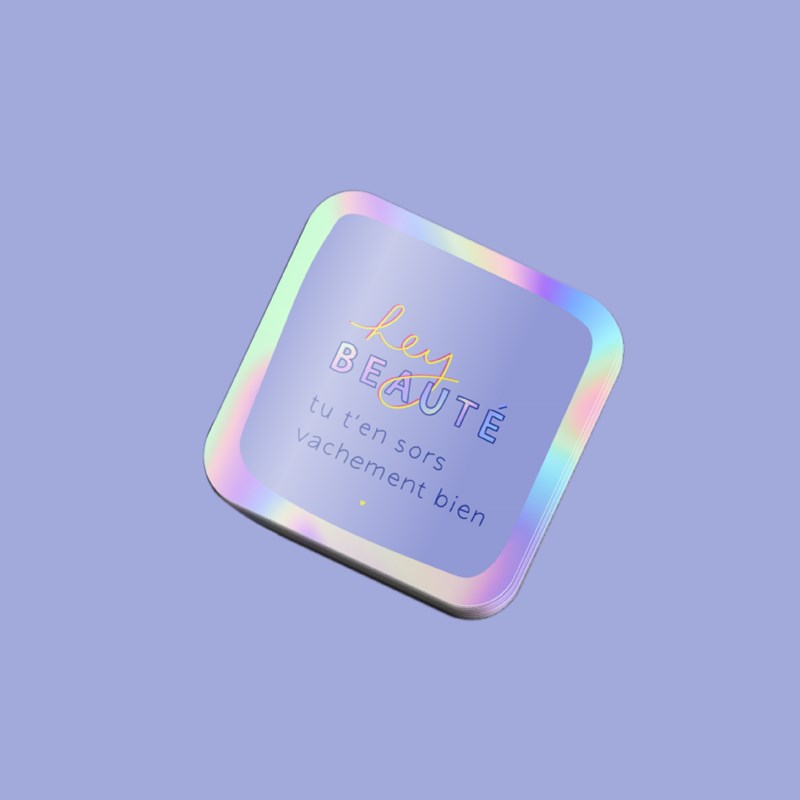 Stickers "Hey beauté"