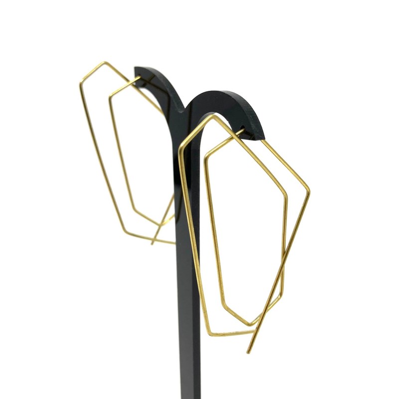 Boucles d'oreilles laiton 5.51