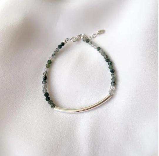 Bracelet Agate Mousse