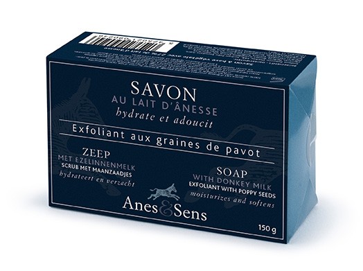 Savon exfoliant graines de pavot