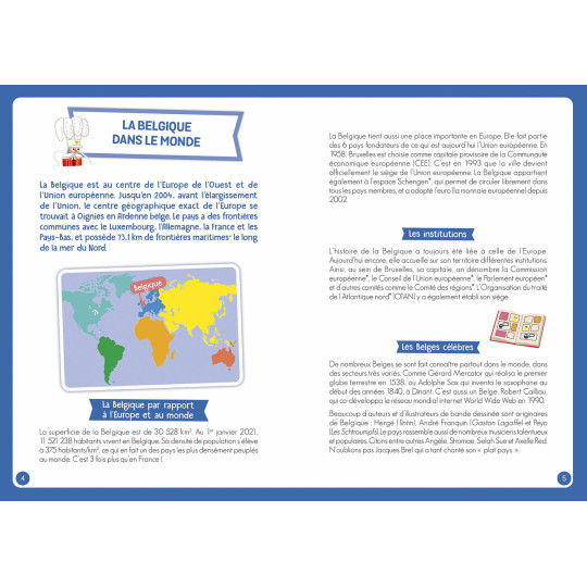 A la découverte de la Belgique - puzzle