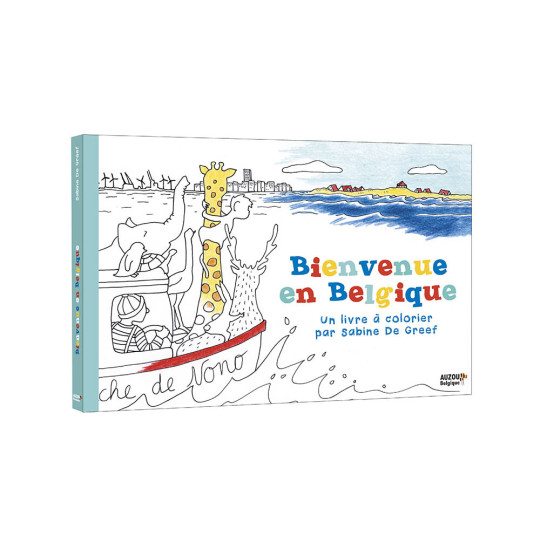 Bienvenue en Belgique - Livre à colorier