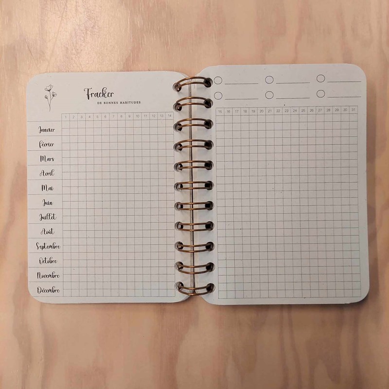 AGENDA 2026 - Vert/Citron A6