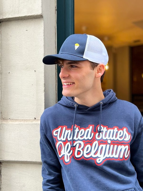 Casquette trucker navy/blanc FRITE