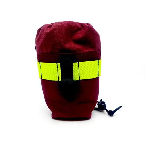 Amono – Le snackbag unique bordeaux jaune fluo
