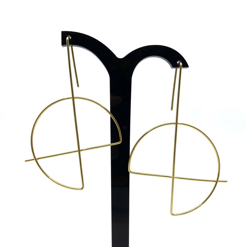 Boucles d'oreilles laiton 05.66
