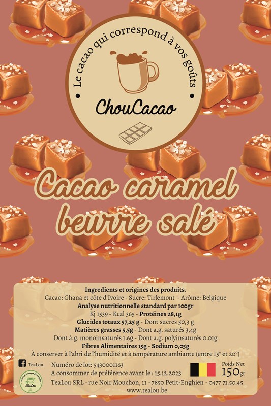 Cacao caramel beurre salé