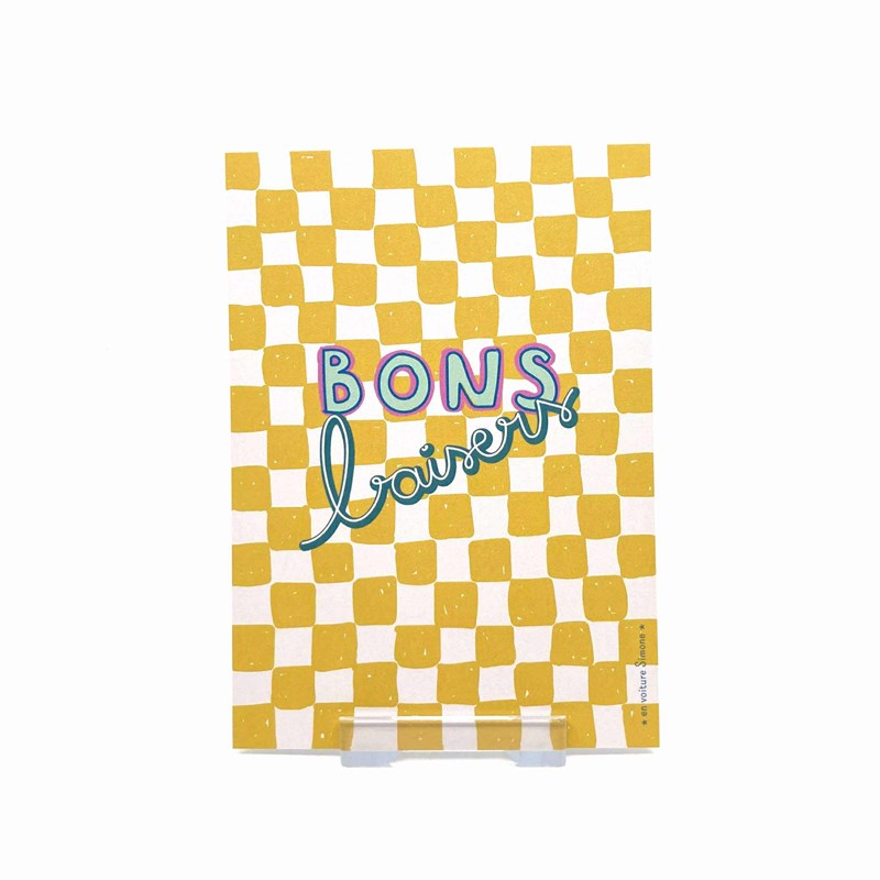 Carte postale "Bons baisers"