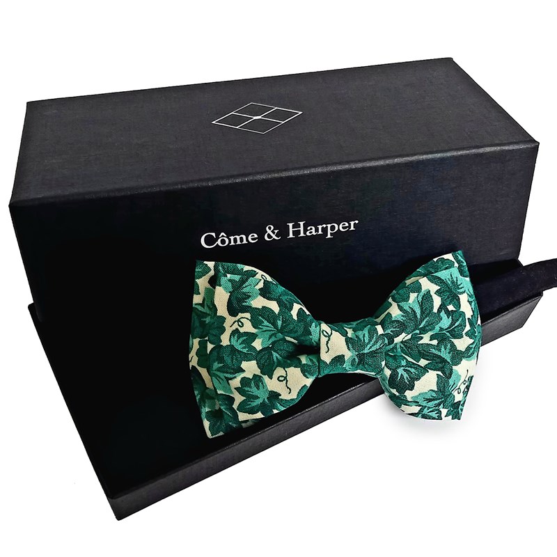 Noeud modèle Harper motif green ivy