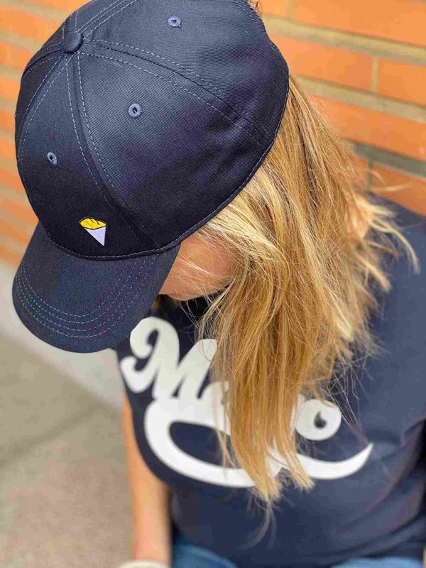 Casquette baseball Cornet de frites marine