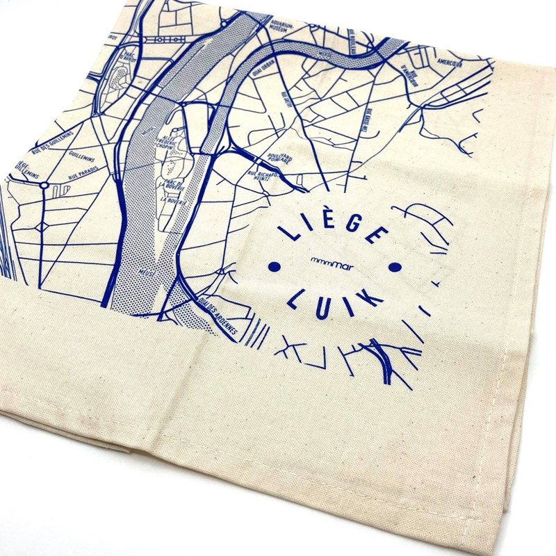 Essuie de vaisselle PLAN DE LIEGE bleu