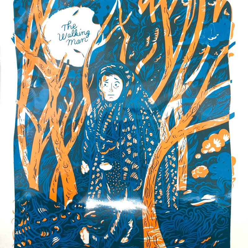 Sérigraphies 29,7*42  "Walking man"