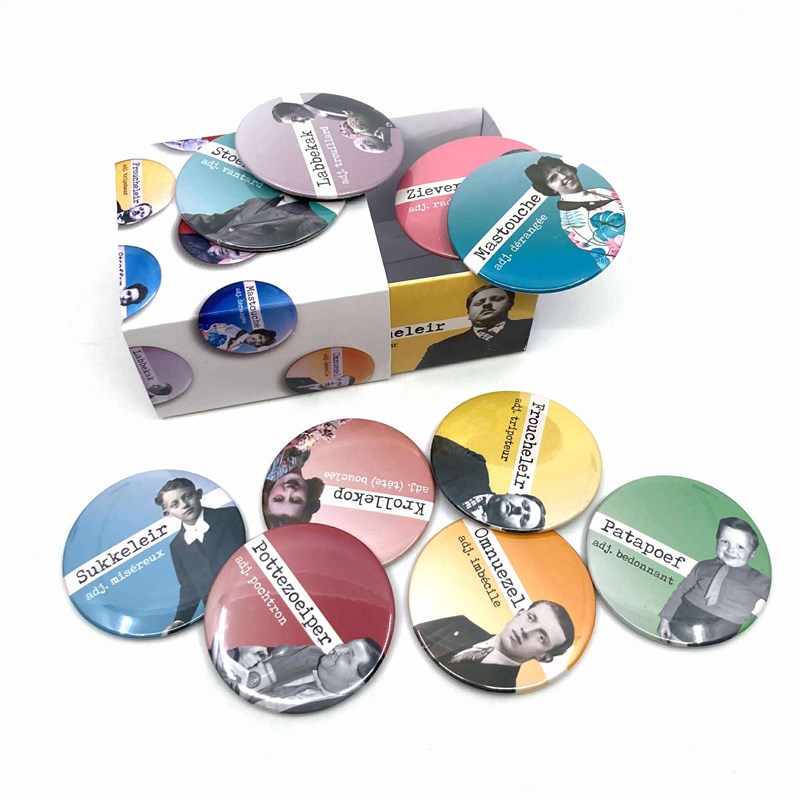 Pack 10 magnets "Den Dikke Brusseleir"