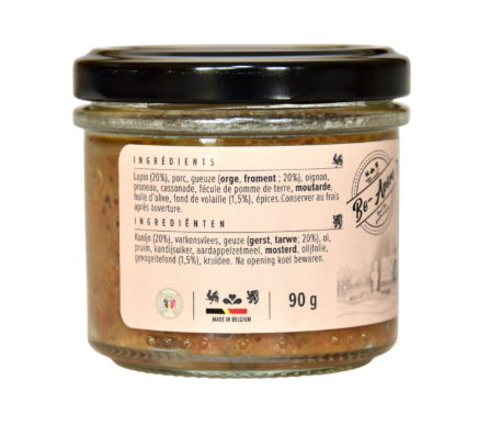 Terrine de lapin à la bière gueuze