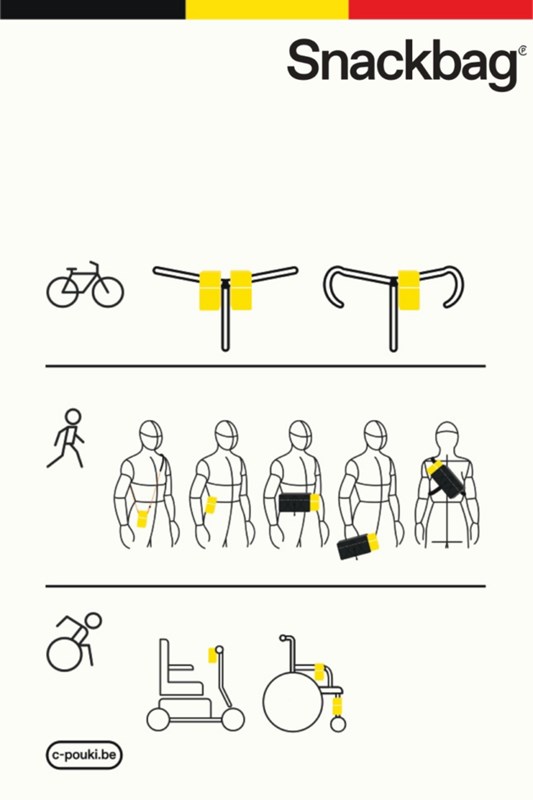 Amono – Le snackbag unique kaki et mauve