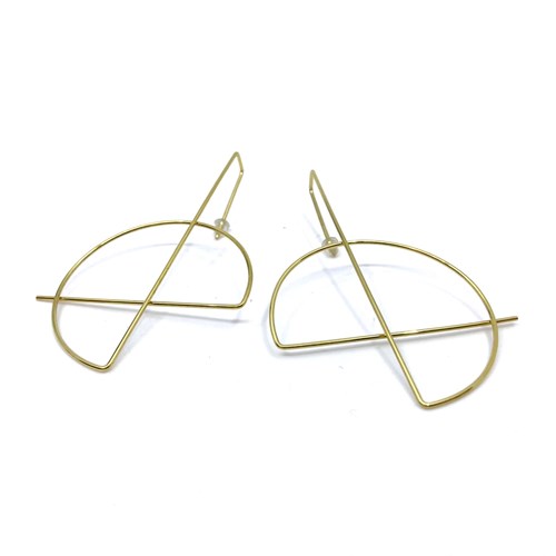 Boucles d'oreilles laiton 05.66