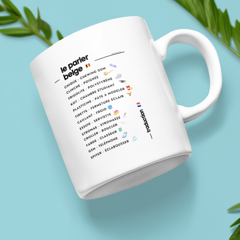 Mug "Le Parler Belge"