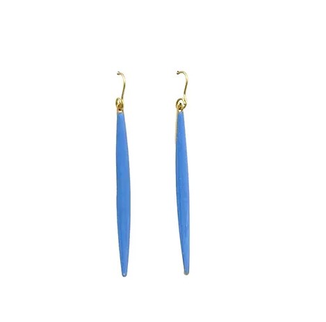 Boucles d'oreilles Marin bleu clair