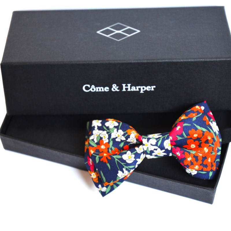 Noeud papillon Harper motif mountain flowers