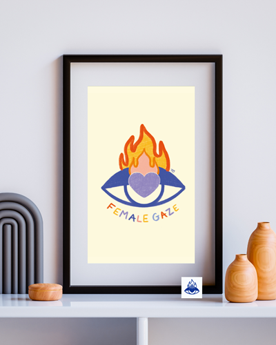Affiche "Oeil" A4  (+ 2 tattoos)