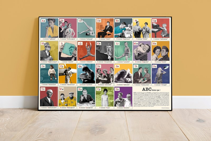  Affiche "Les mots savants" - 70/50cm