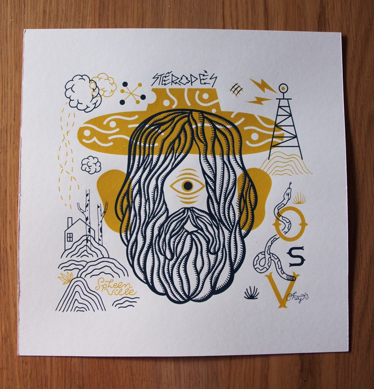 Sérigraphies 30*30  "Stéropès"