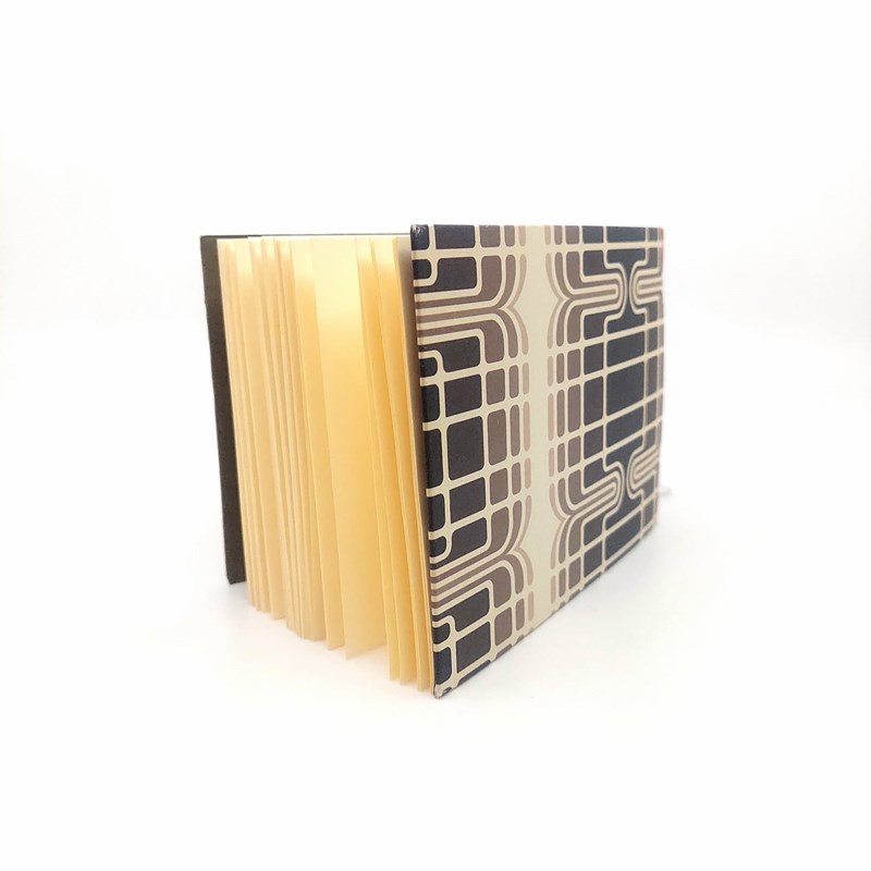 Carnet 70's 10*15cm gris brun