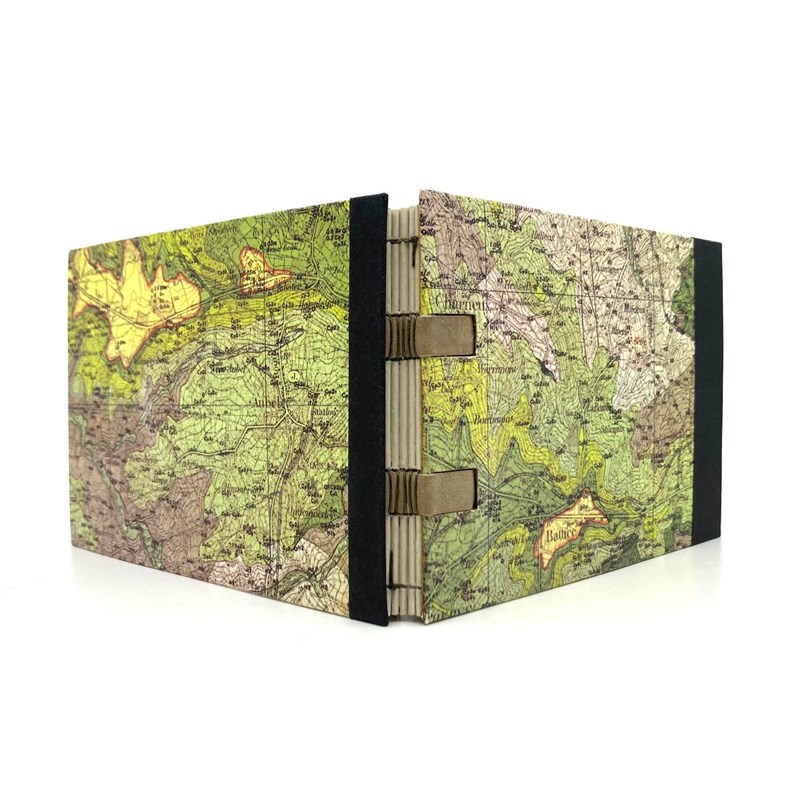 Carnet - 10.5*15 cm - Carte topographique