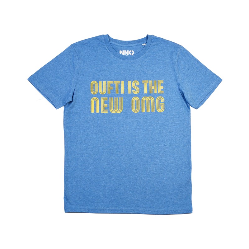 T-shirt écru "OUFTI is the new OMG"