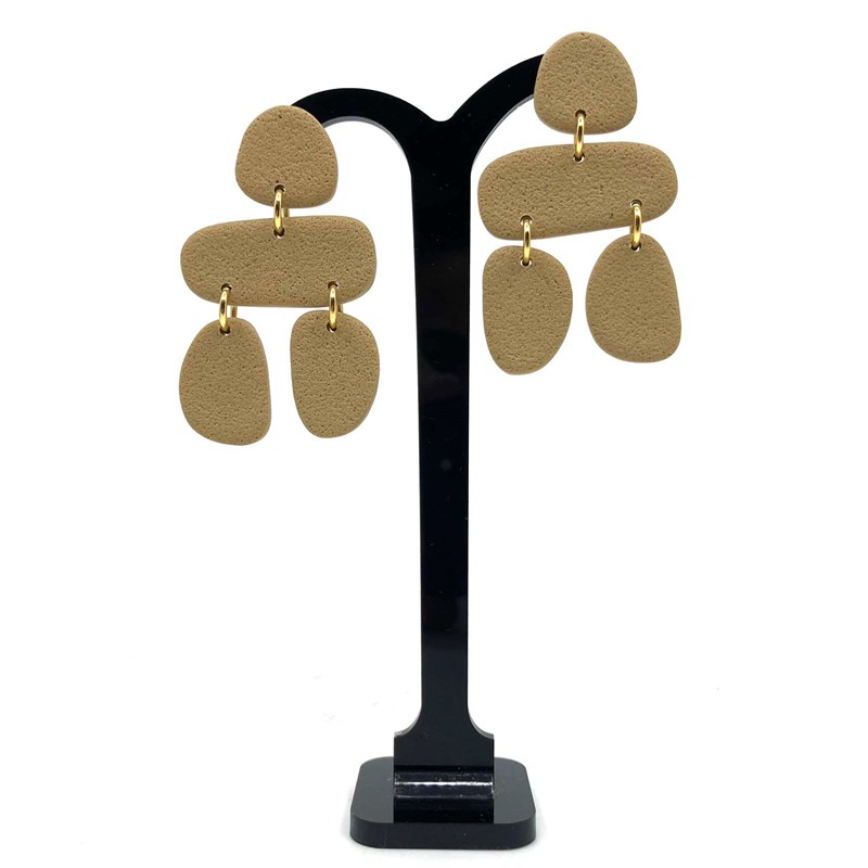 Ailsa - Boucles d'oreilles sable