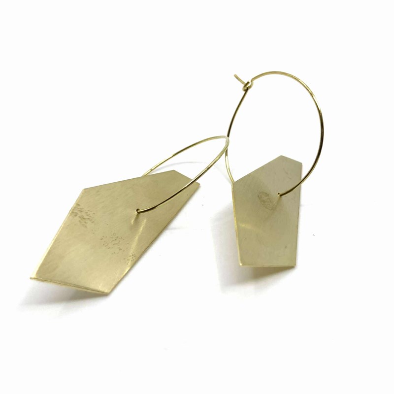 Boucles d'oreilles laiton 05.81