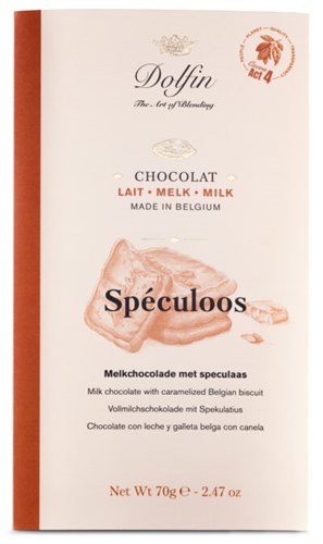 Chocolat au Lait / Spéculoos 70gr