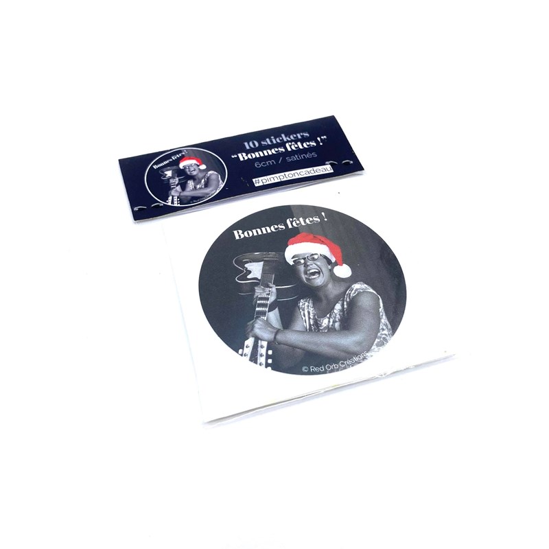 10 stickers "Bonnes fêtes!"