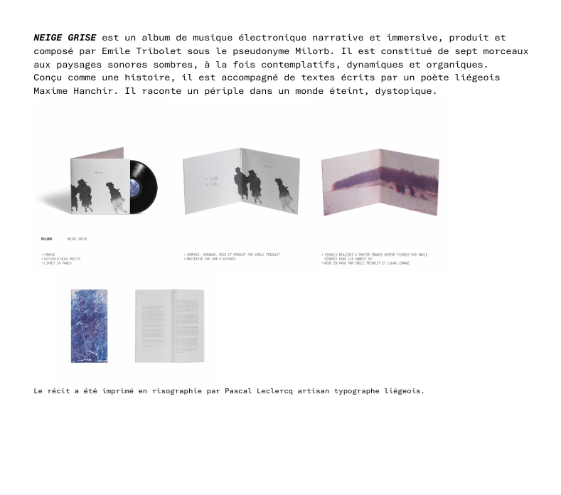 MILORB - Neige Grises -