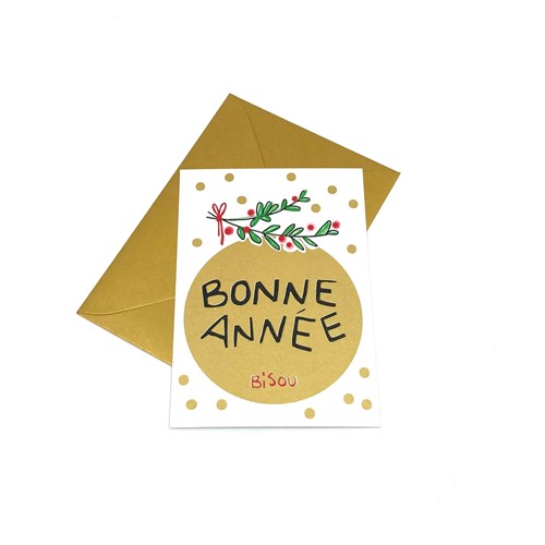 Carte "Bonne année"