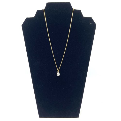 Collier - pierre grise