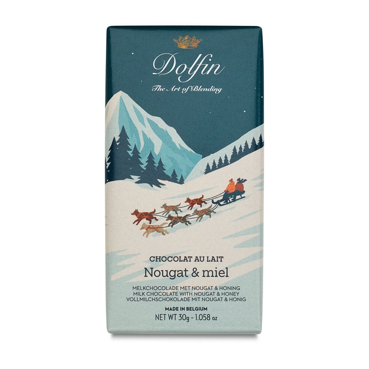 Chocolat lait - Nougat et miel VINTAGE WINTER COLLECTION 30gr